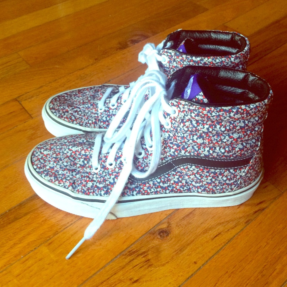 Vans Sk8 hi tops Liberty reissue - Picture 3 of 5